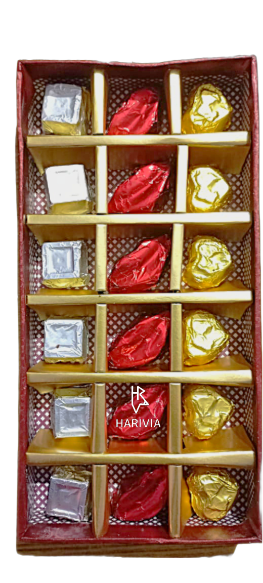 Harivia Chocolate Valentine Edition Chocolate Bar and Rose Teddy Gift Set