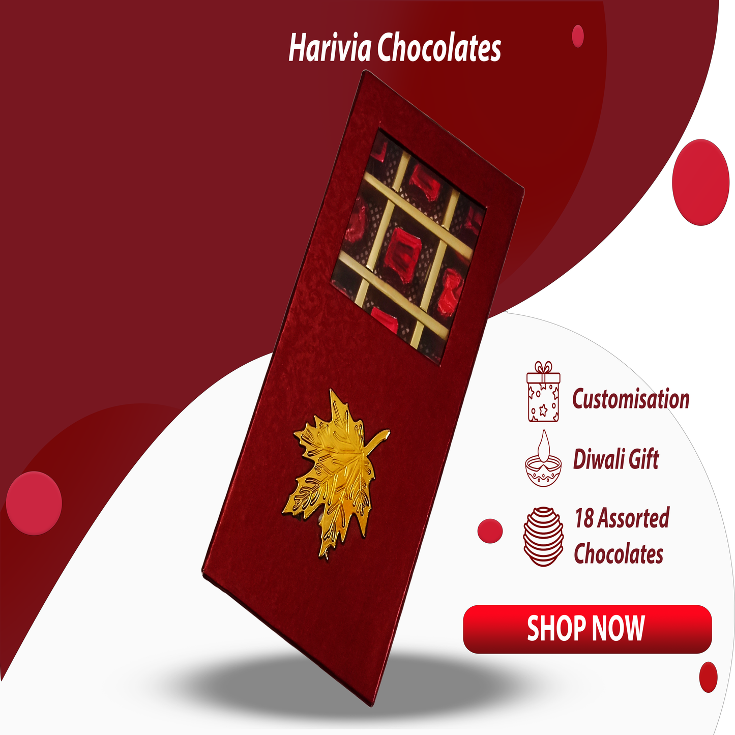 Harivia Chocolate Valentine Edition Chocolate Bar and Rose Teddy Gift Set