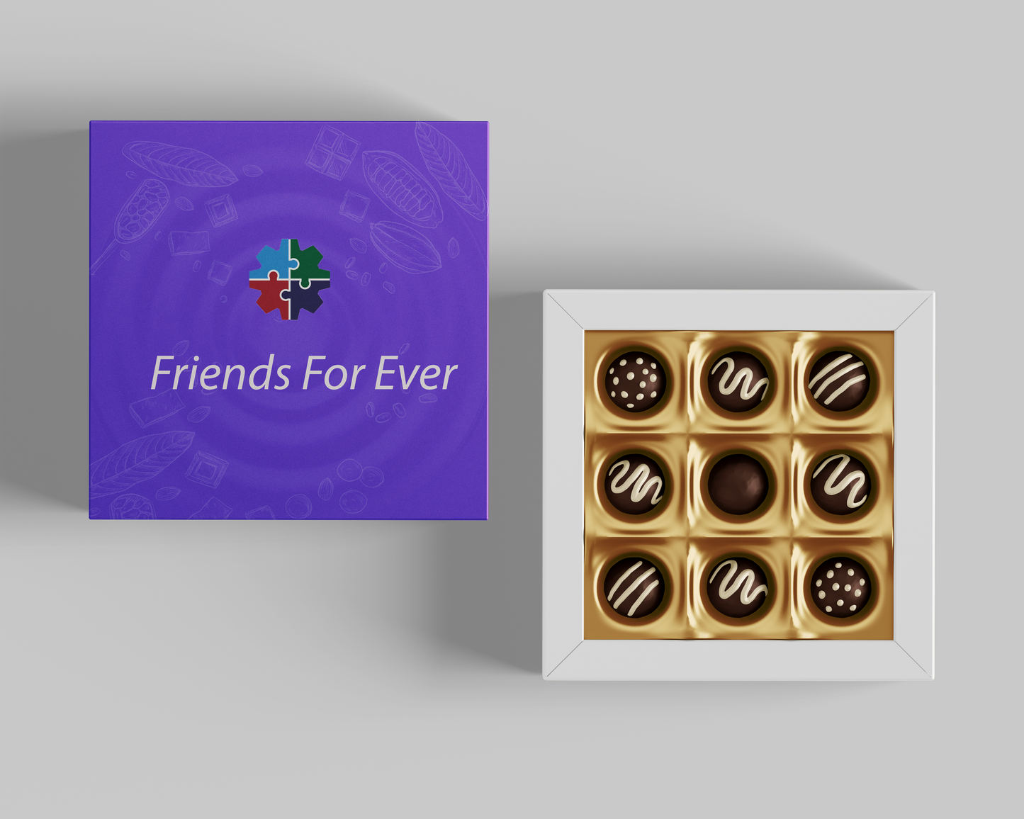 Harivia Custom Logo Chocolate for Corporate and Client Gifting
