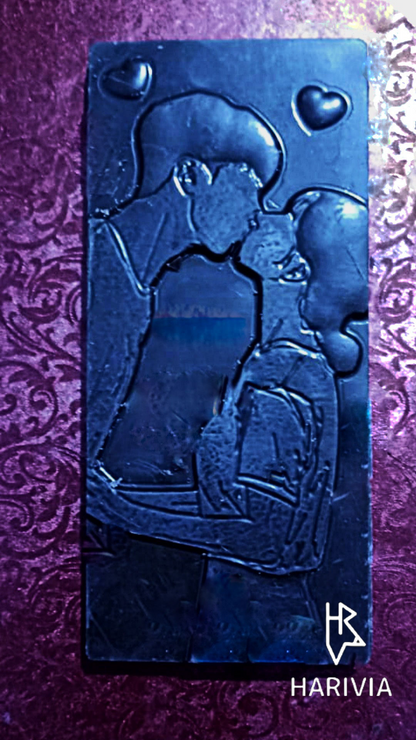 Harivia Chocolate Valentine Edition Chocolate Bar and Rose Teddy Gift Set